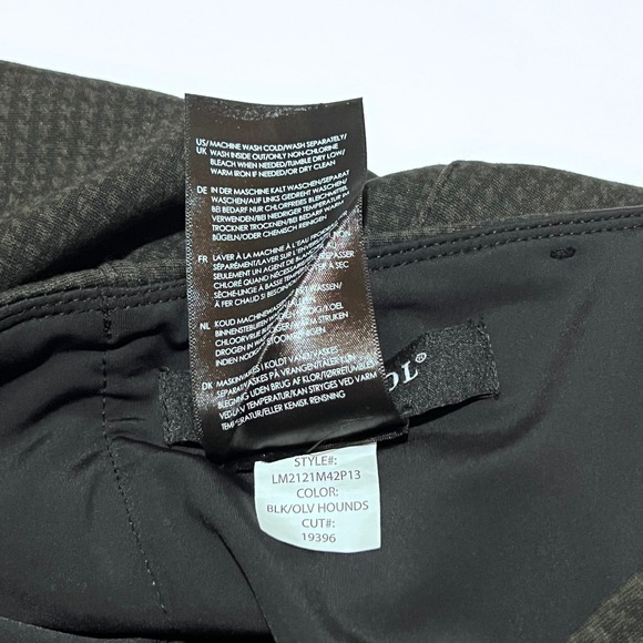 Liverpool Los Angeles Pull On Leggings‎ Size 8 Black Olive Houndstooth - Picture 5 of 6